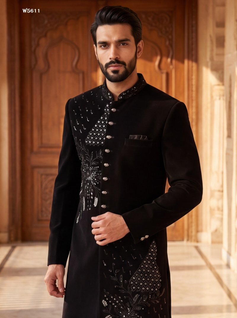 Outluk Wedding Vol 56 Lachaka Hand Work Designer Jodhpuri Suit